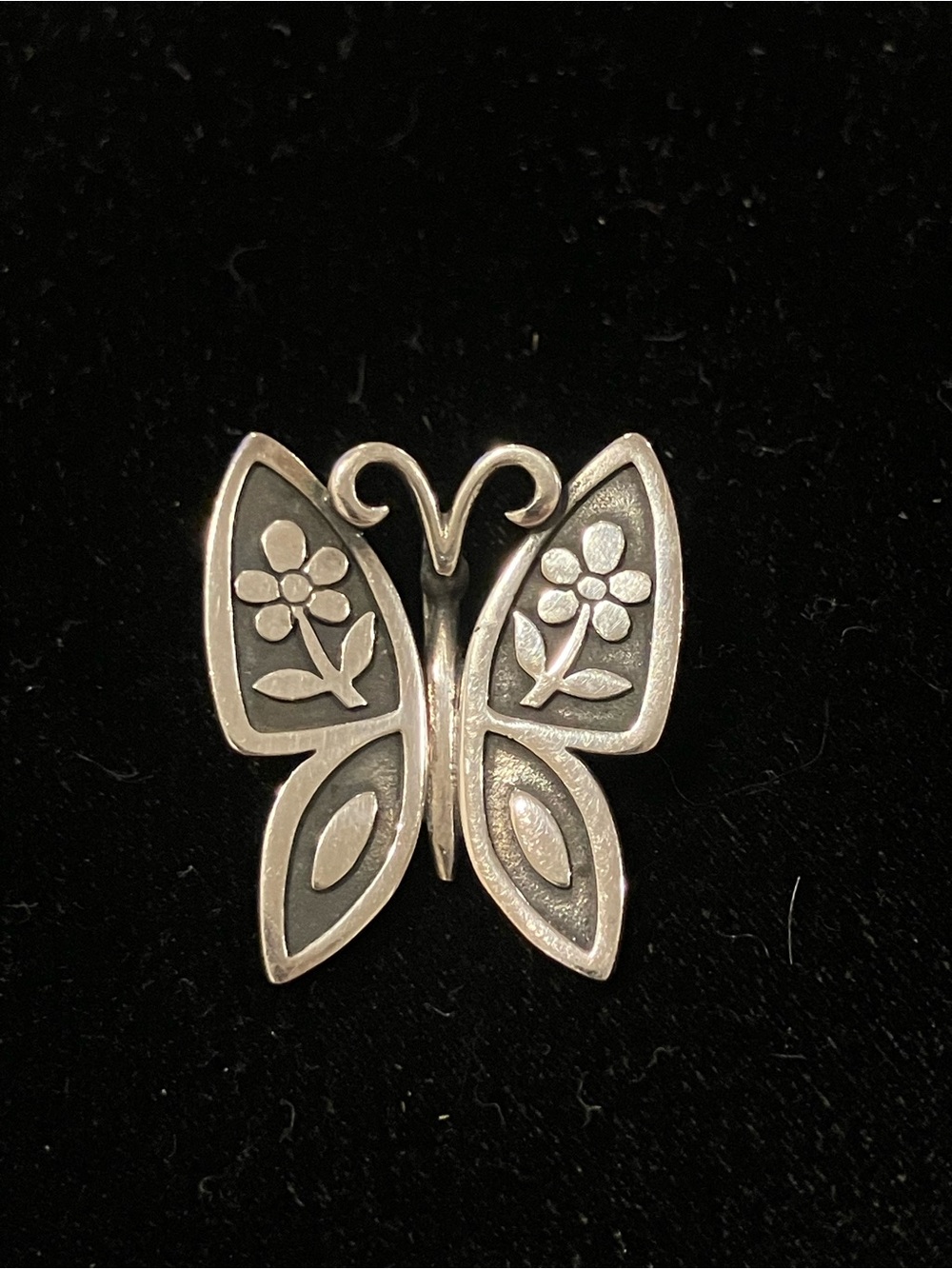 James Avery Retired Collectible Mariposa Butterfly 925 Sterling Pendant Enhancer